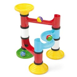 Circuit à billes pour enfants - FDIT - 112 pièces - Plastique - Coloré -  Mixte