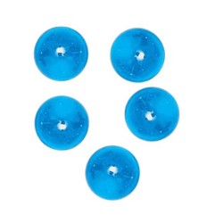 Bille Coquillage Bleu-Intense  Billes Forme Plate - MesBilles