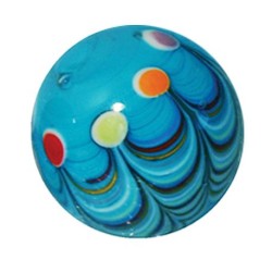 Bille collector Chapiteau bleue diamètre 16mm