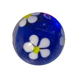 Bille Floraison 22mm bleue