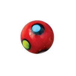 Bille Gribouilli 22mm rouge